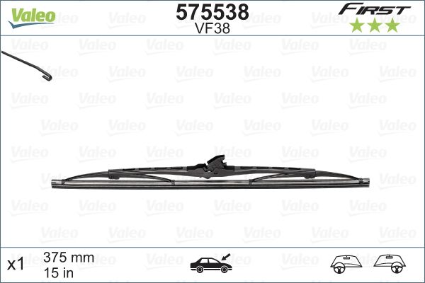 VALEO Ön Cam Silecek Süpürgesi Fırst 380mm