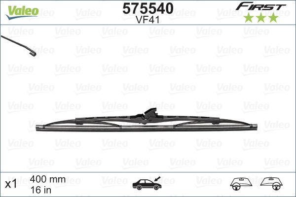 VALEO Silecek Süpürgesi Seti Fırst 400mm Adet