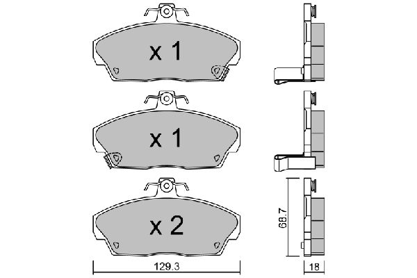 AISIN Ön Fren Balatası Tk D5103M