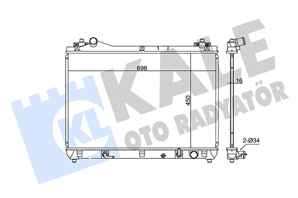 KALE Motor Su Radyatörü