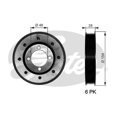 GATES Krank Kasnağı