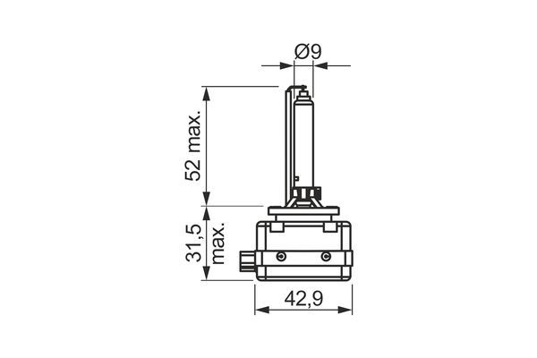 BOSCH Ampül Xenon D3S 35W Pk32D5