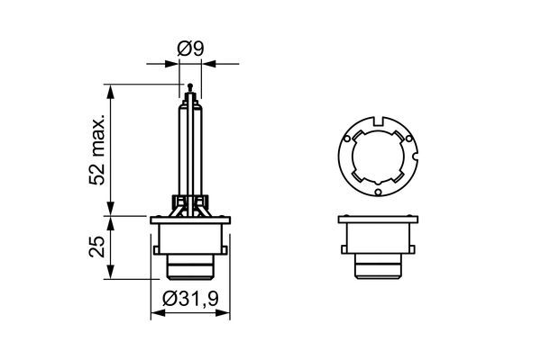 BOSCH Ampül  Xenon D4S 35W P32D5