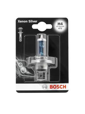 BOSCH Ampül 12V H4 P43T Xenon Sılver