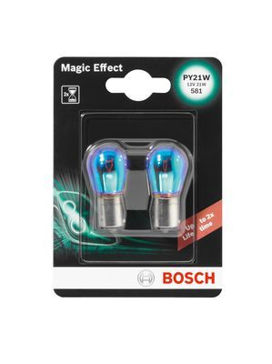 BOSCH Ampül 12V Py21W Bau15S Magıc Effect