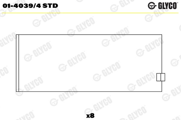 GLYCO Kol Yatak Std