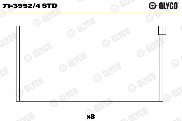 GLYCO Kol Yatak Std