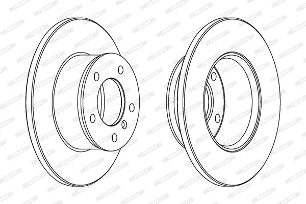 FERODO Ön Fren Diski