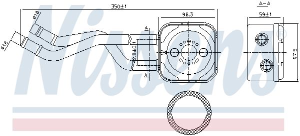 NISSENS Motor Yağ Radyatörü