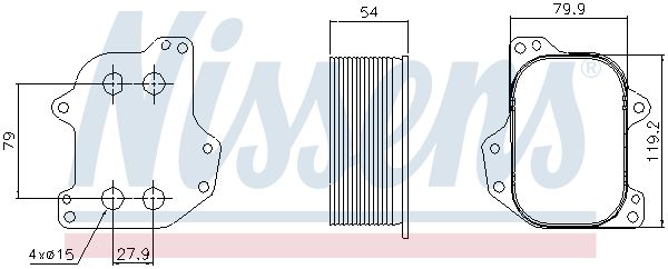 NISSENS Motor Yağ Radyatörü