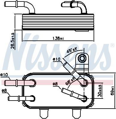 NISSENS Motor Yağ Radyatörü