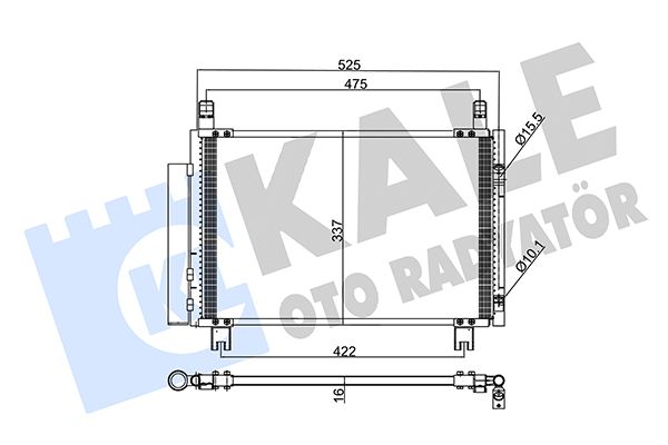 KALE Klima Radyatörü Kondanser