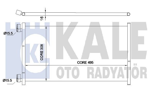 KALE Klima Radyatörü Kondanser Brazing