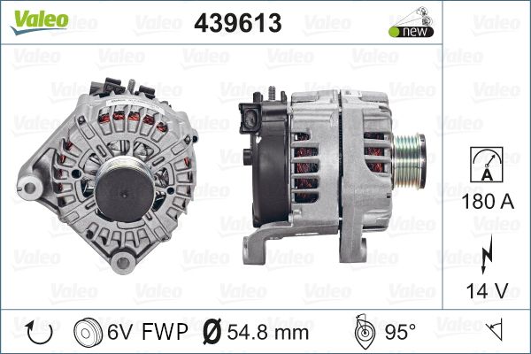 VALEO Alternatör 12 V 180A