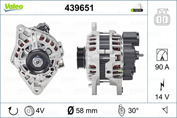 VALEO Alternatör 12 V 90A