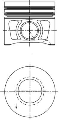 KOLBENSCHMIDT Motor Piston 81.50mm