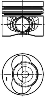 KOLBENSCHMIDT Motor Piston 81.00mm