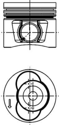 KOLBENSCHMIDT Motor Piston 81.00mm