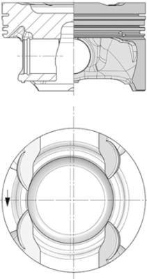 KOLBENSCHMIDT Motor Piston 83.00mm