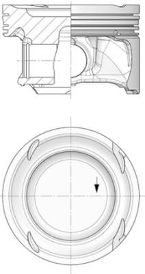 KOLBENSCHMIDT Motor Piston 83.00mm