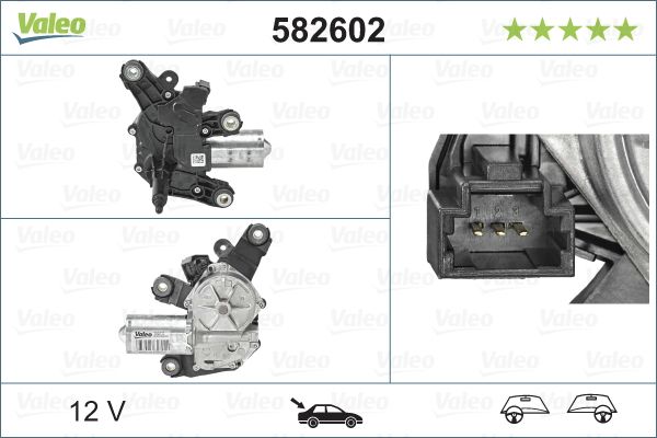 VALEO Silecek Motoru Arka Cam