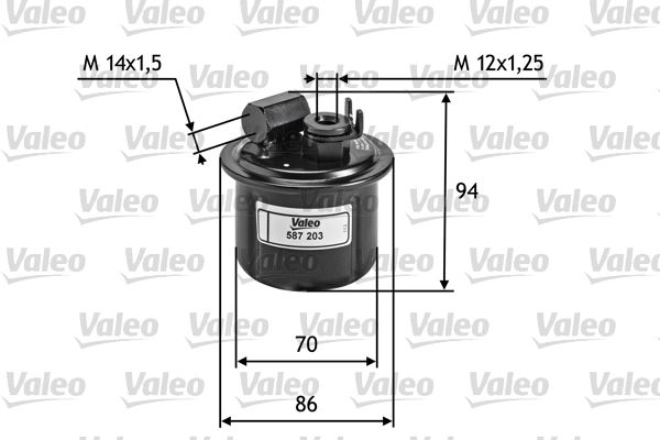 VALEO Yakıt Filtre Benzin