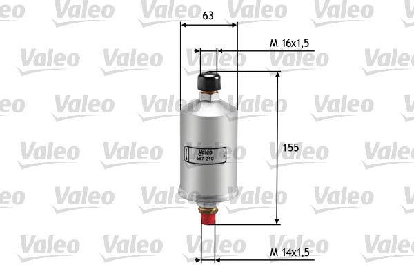 VALEO Yakıt Filtre Benzin