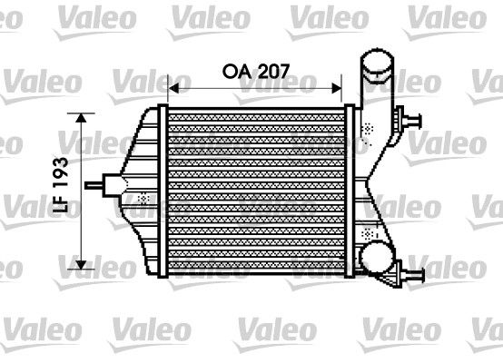 VALEO Turbo İntercooler Radyatörü