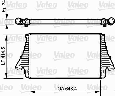 VALEO Turbo İntercooler Radyatörü