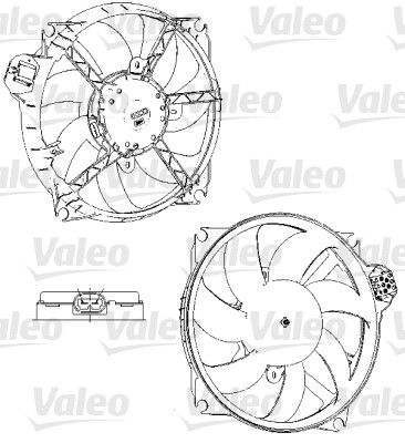 VALEO Radyatör Fan Motoru