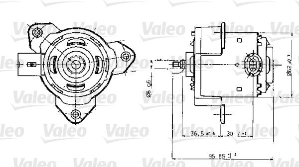 VALEO Radyatör Fan Motoru Klımasız