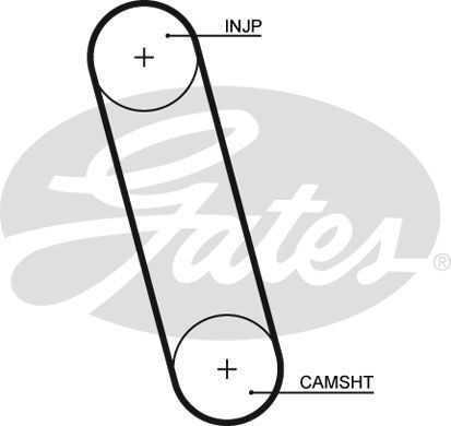 GATES Eksantrik Triger Kayışı 080X160