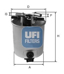 UFI Yakıt Filtre Sensorsüz