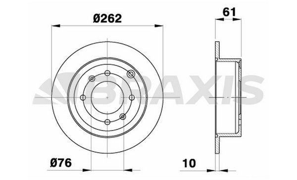 BRAXIS Arka Fren Diski