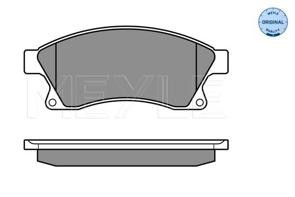 MEYLE Ön Fren Balatası 15 Inch 276mm Diskler İçin