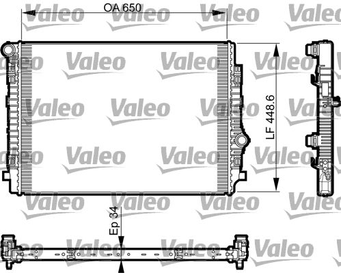 VALEO Motor Su Radyatörü