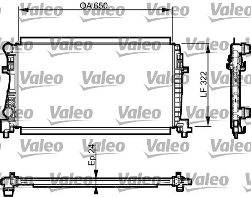 VALEO Motor Su Radyatörü