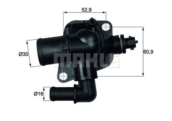 MAHLE Termostat Komple 88 °C Eur 5