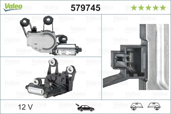 VALEO Silecek Motoru Arka