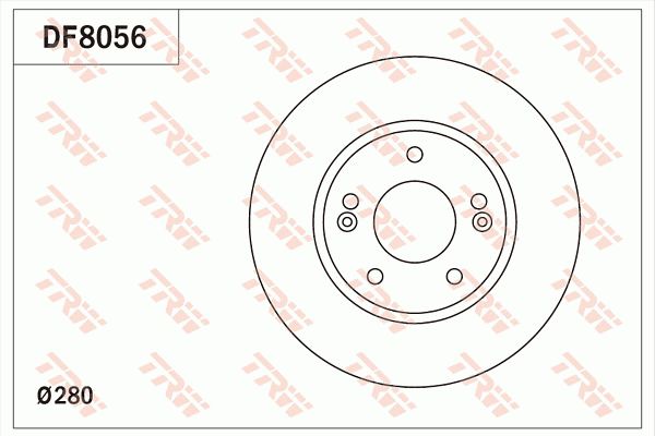 TRW Ön Fren Diski Havalı 280.5.mm