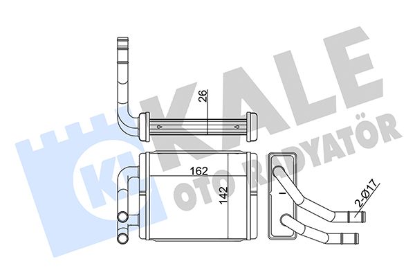 KALE Kalorifer Radyatörü 26Mm