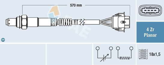 FAE Oksijen Sensörü Katalizatör Önü