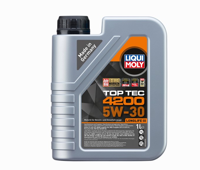 LIQUI MOLY Liquı Moly  Top Tec 4200 Tam Sentetik 5W-30 Motor Yağı 1 Lt LİQ 8972