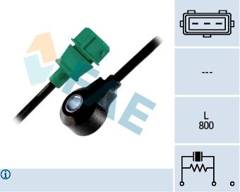 FAE Vuruntu Sensörü 740mm Yeşil