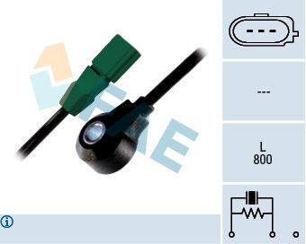 FAE Vuruntu Sensörü 750mm Yeşil