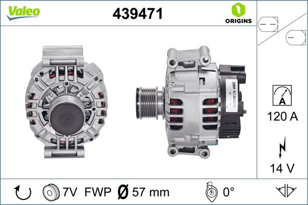 VALEO Alternatör Şarj Dinamosu 120A