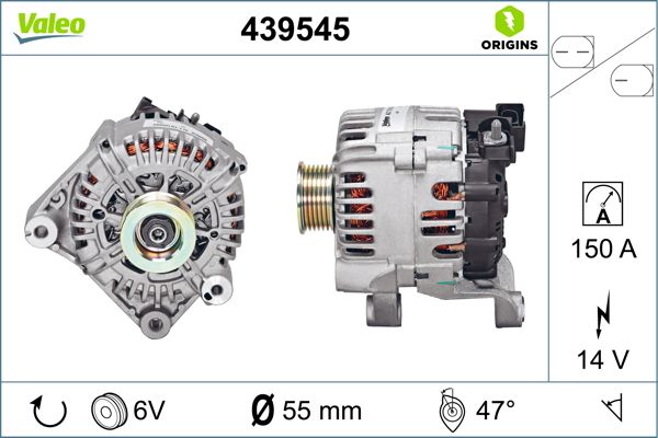 VALEO Alternatör Şarj Dinamosu 150A