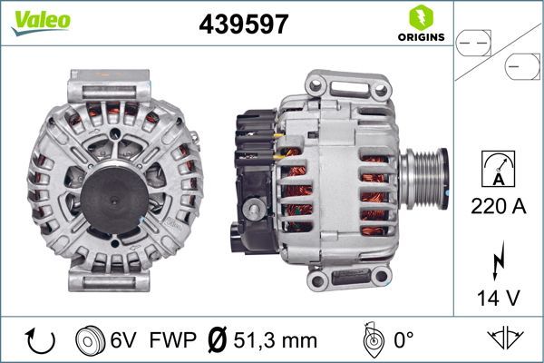 VALEO Alternatör Şarj Dinamosu 220A