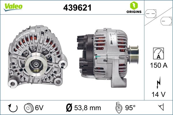 VALEO Alternatör Şarj Dinamosu 150A