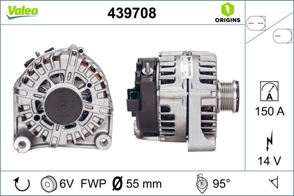 VALEO Alternatör Şarj Dinamosu 150A